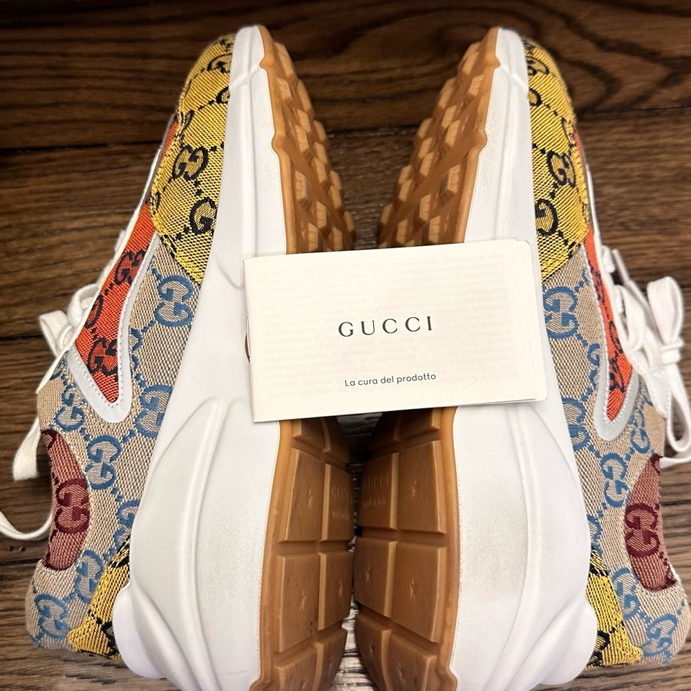 Gucci multicolored sneakers like new